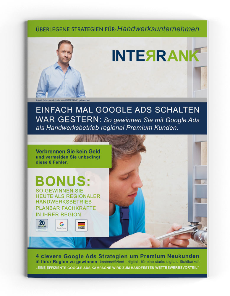 Fachreport -  Google Ads für Baufirmen und Handwerksbetriebe